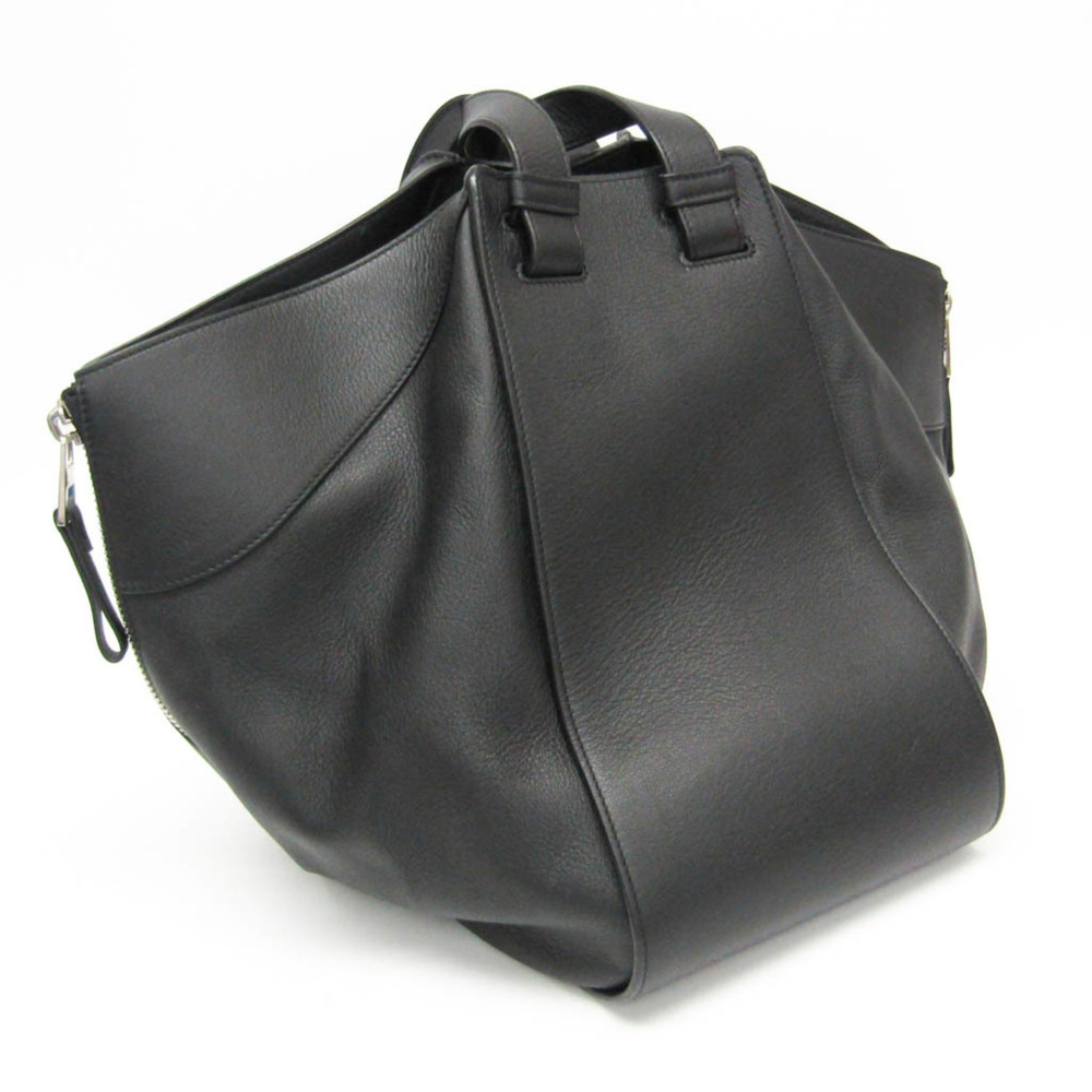 Loewe Hammock Medium Women's Leather Handbag,Shoulder Bag Black - Picture 8 of 14